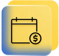 Icono de fecha que simboliza fechas clave de pago de dividendos y publicación de resultados para traders de acciones