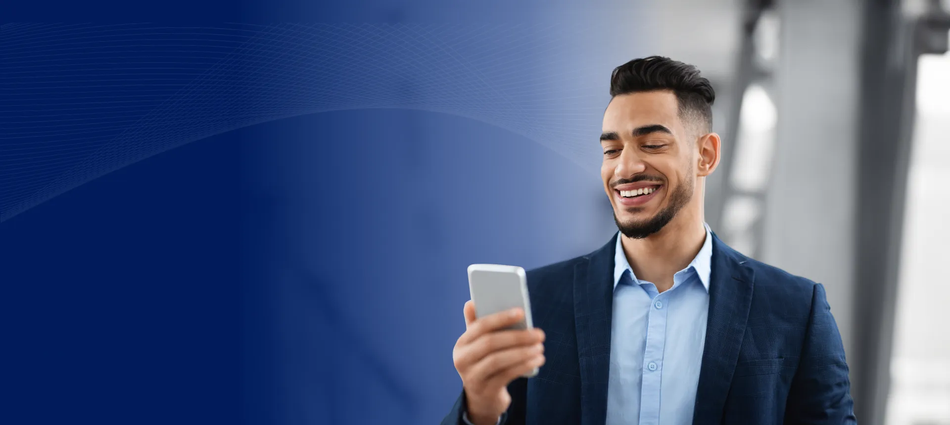 Banner para centro de mídia anunciando notícias, atualizações e insights sobre CG Fintech e comércio mundial